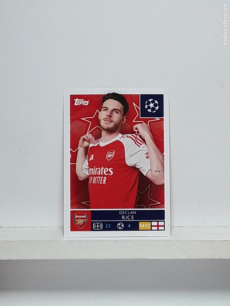 Coleccionismo cromos antiguos: CHAMPIONS STICKER 2025 2026 25 26 ALBUM TOPPS LEAGUE N 65 ARSENAL DECLAN RICE