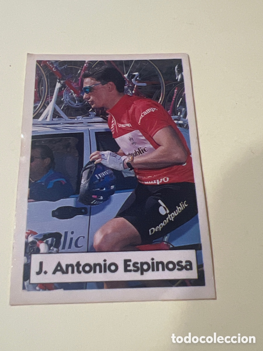 Coleccionismo cromos antiguos: CICLISMO LA VUELTA CICLISTA DE BIMBO 1994 NUNCA PEGADO DEPORTPUBLIC OTERO N&ordm; 25 J ANTONIO ESPINOSA