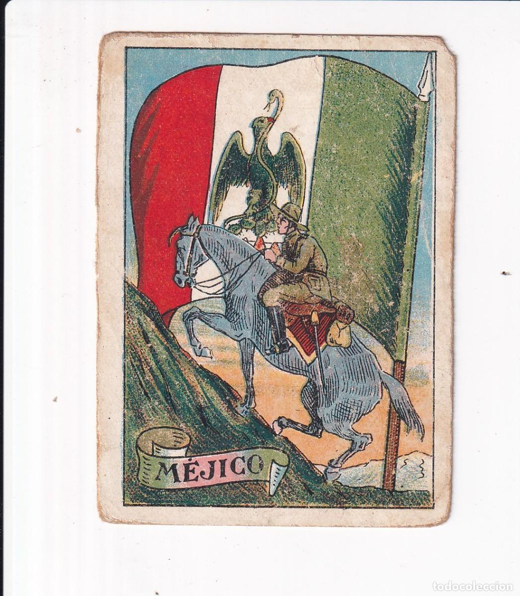 Coleccionismo cromos antiguos: CABALLERIA Y BANDERAS NACIONALES : NUMERO 12 .- MEJICO
