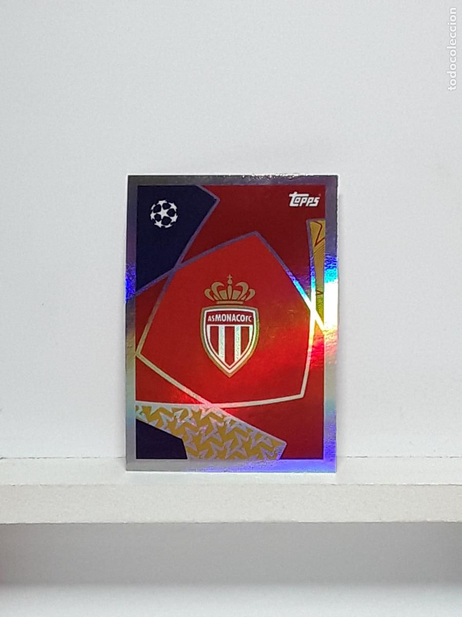 Coleccionismo cromos antiguos: CHAMPIONS STICKER 2025 2026 25 26 ALBUM TOPPS LEAGUE N 70 MONACO ESCUDO LOGO