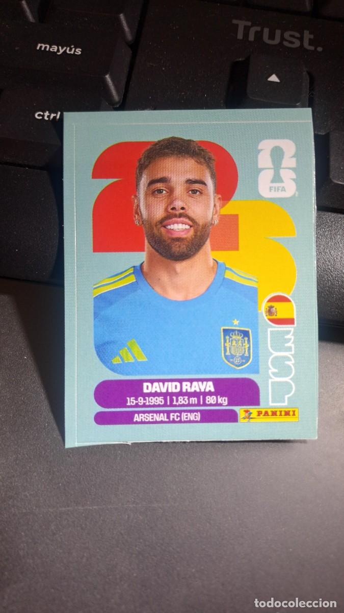 Coleccionismo cromos antiguos: CROMO DAVID RAYA J1 J 1 ESPA&Ntilde;A FIFA WORLD CUP 2026 MUNDIAL PANINI NUNCA PEGADO