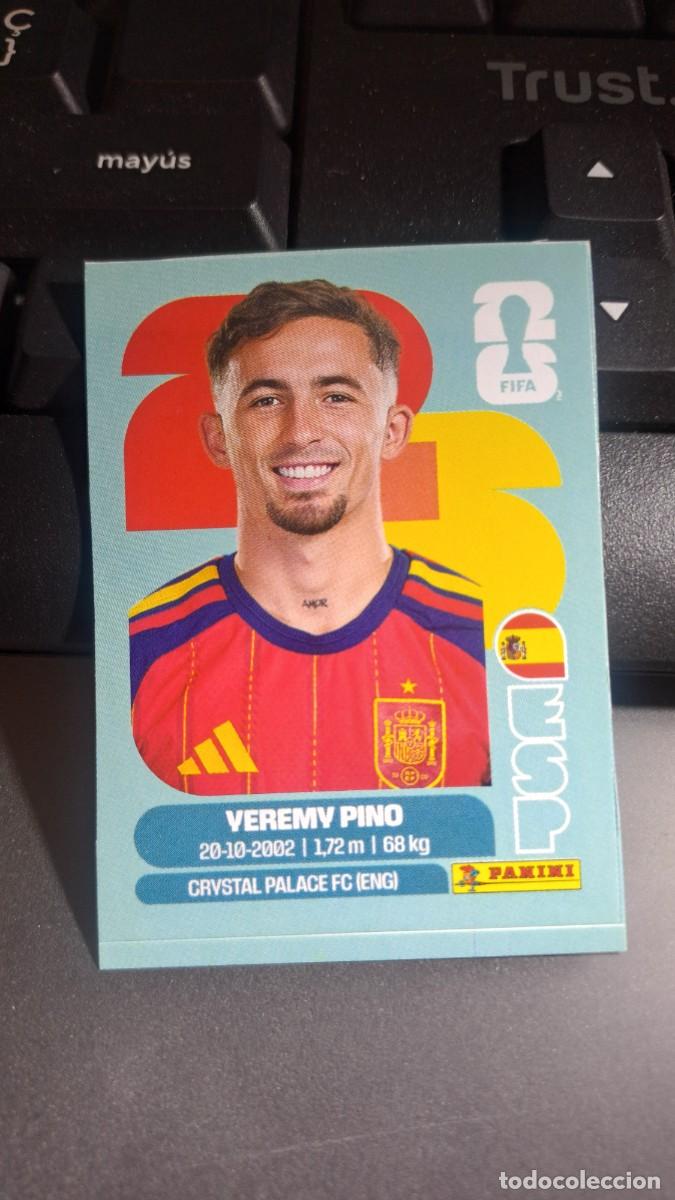Coleccionismo cromos antiguos: CROMO YEREMY PINO J11 J 11 ESPA&Ntilde;A FIFA WORLD CUP 2026 MUNDIAL PANINI NUNCA PEGADO