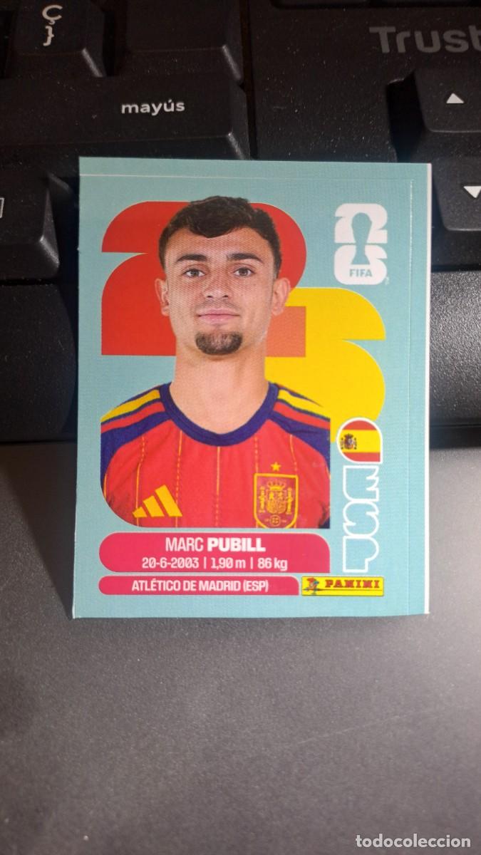 Coleccionismo cromos antiguos: CROMO PUBILL J9 J 9 ESPA&Ntilde;A FIFA WORLD CUP 2026 MUNDIAL PANINI NUNCA PEGADO