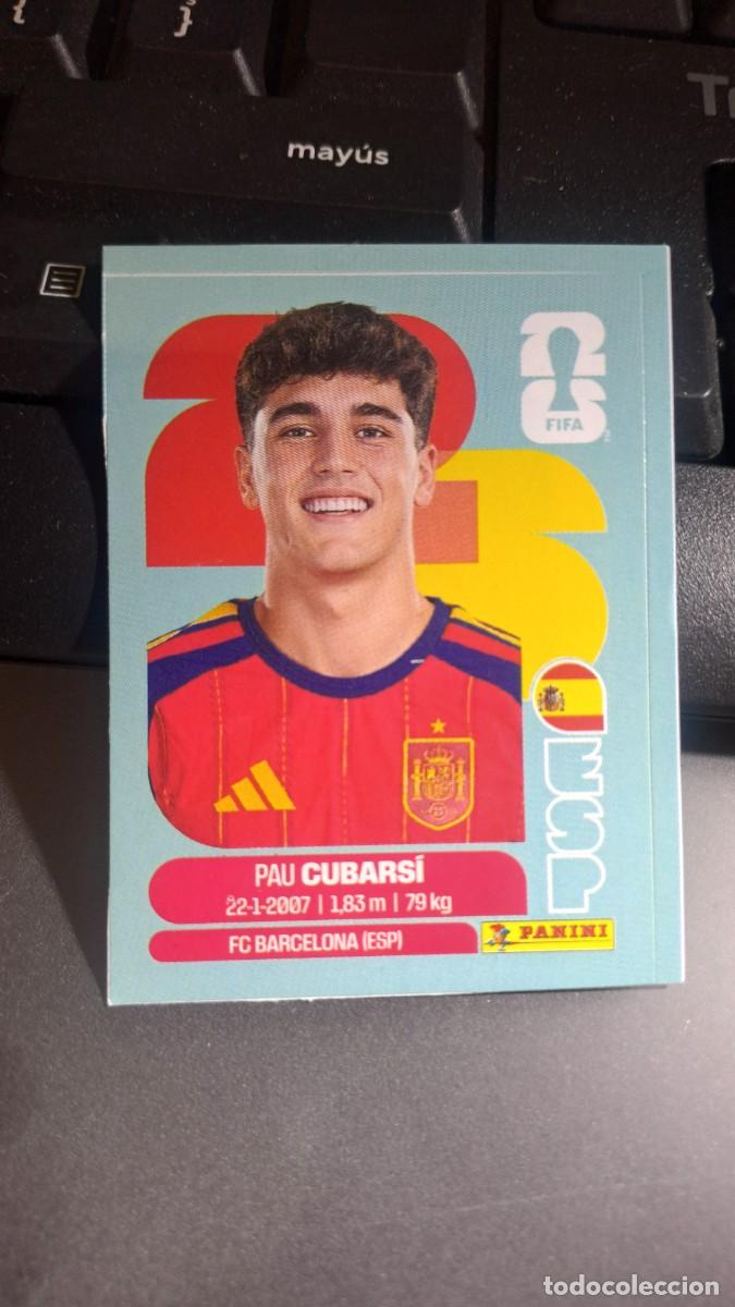 Coleccionismo cromos antiguos: CROMO CUBARSI J3 J 3 ESPA&Ntilde;A FIFA WORLD CUP 2026 MUNDIAL PANINI NUNCA PEGADO