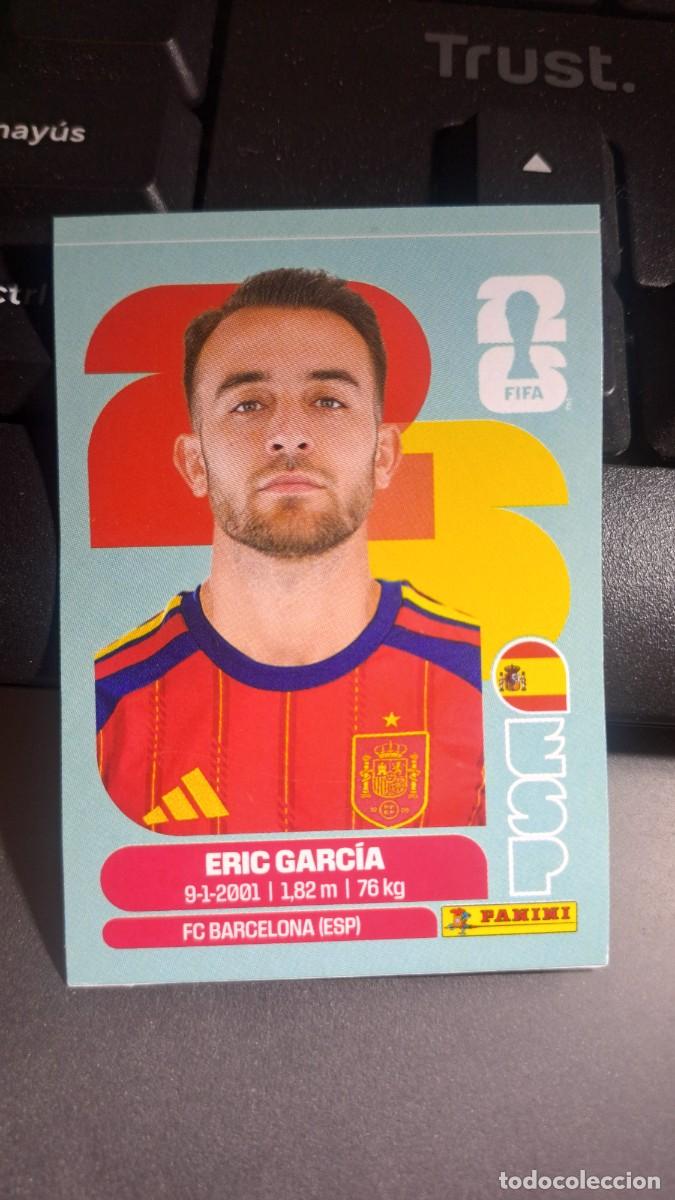 Colecionismo Cromos antigos: CROMO ERIC GARCIA J8 J 8 ESPA&Ntilde;A FIFA WORLD CUP 2026 MUNDIAL PANINI NUNCA PEGADO