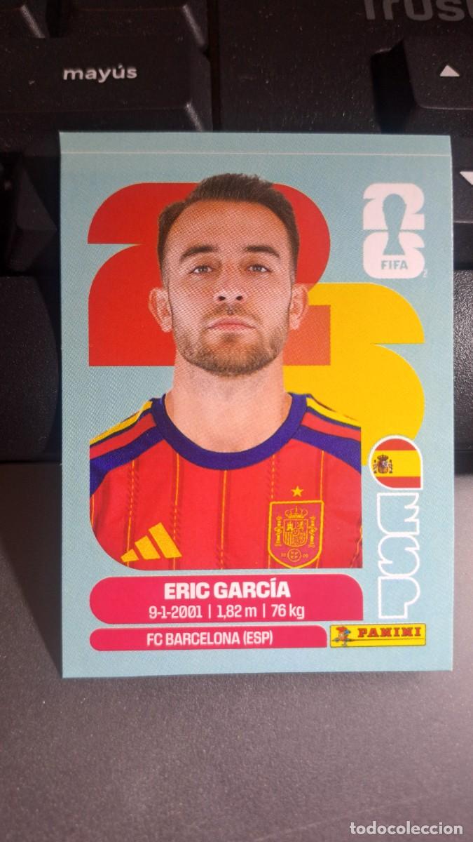 Colecionismo Cromos antigos: CROMO ERIC GARCIA J8 J 8 ESPA&Ntilde;A FIFA WORLD CUP 2026 MUNDIAL PANINI NUNCA PEGADO