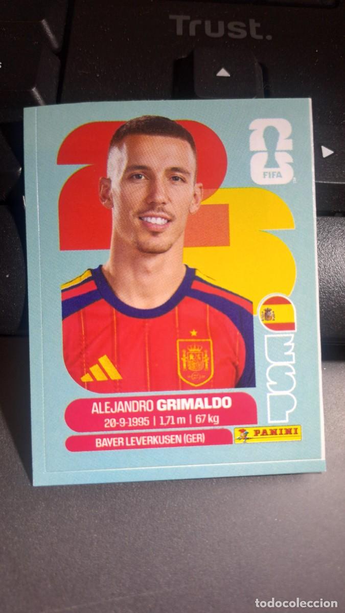 Colecionismo Cromos antigos: CROMO GRIMALDO J4 J 4 ESPA&Ntilde;A FIFA WORLD CUP 2026 MUNDIAL PANINI NUNCA PEGADO