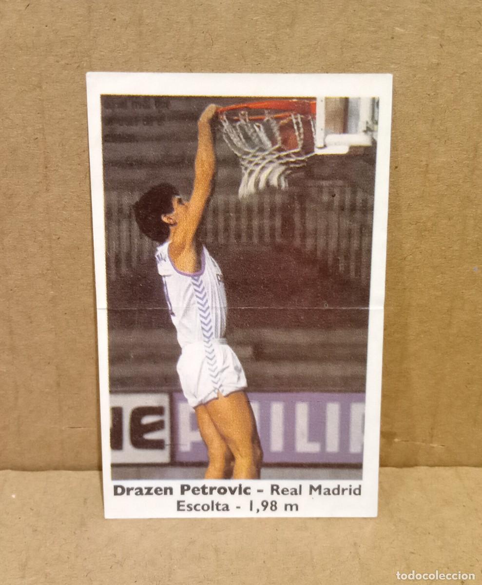 Coleccionismo cromos antiguos: Cromo Pegatina Sticker Adhesivo Drazen Petrovic #125 Bollycao Real Madrid J. Merchante 88 89 1988