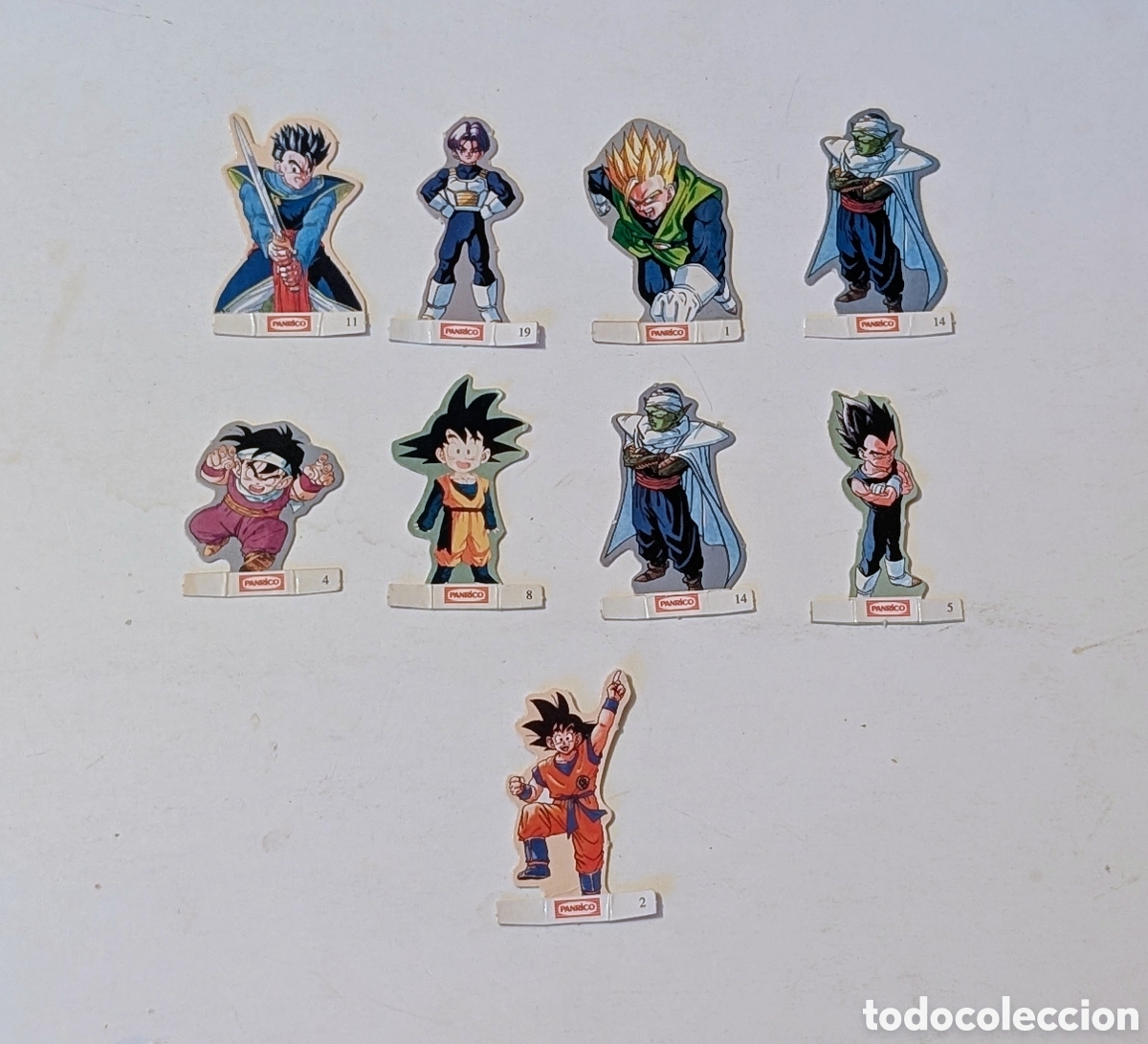 Coleccionismo cromos antiguos: Cromos Troquelados Panrico Dragon Ball Z. Bola de Dragon. Bola de Drac