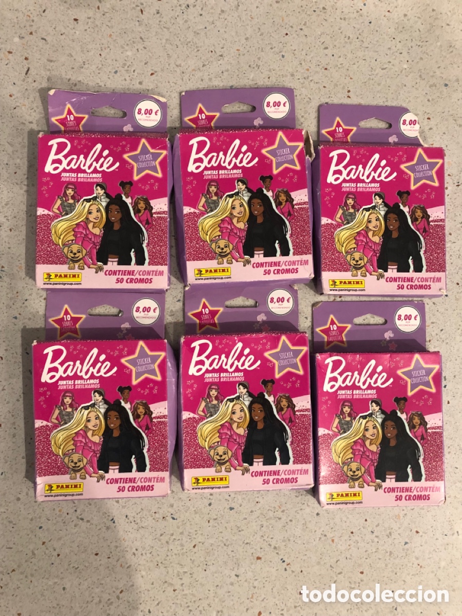 Coleccionismo cromos antiguos: Cajas cromos Barbie. Sin abrir