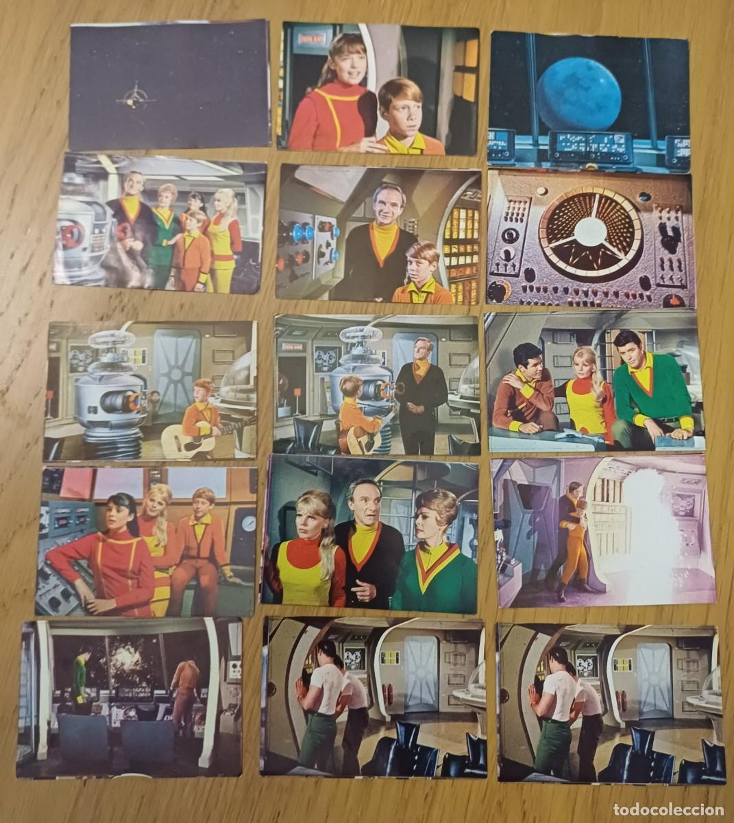 Coleccionismo cromos antiguos: 27 cromos un mundo fantastico, perdidos en el espacio, Fher, nunca pegados