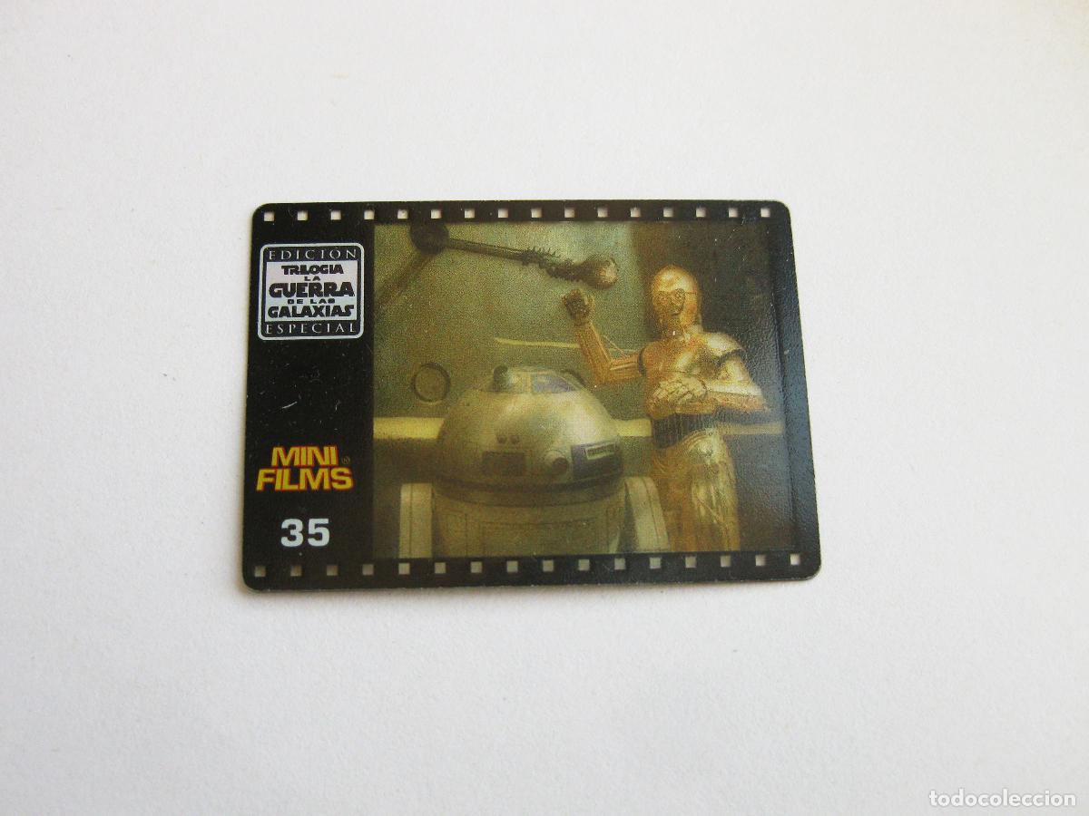 Coleccionismo cromos antiguos: CROMO MINI FILMS N&ordm; 37 EDICION ESPECIAL TRILOGIA LA GUERRA DE LA GUERRA DE LAS GALAXIAS. STAR WARS