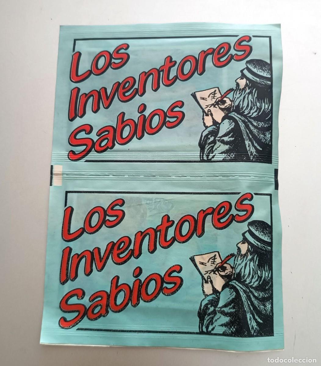 Coleccionismo cromos antiguos: SOBRE SIN ABRIR CROMOS LOS INVENTORES SABIOS EDITORIAL FHER 1984