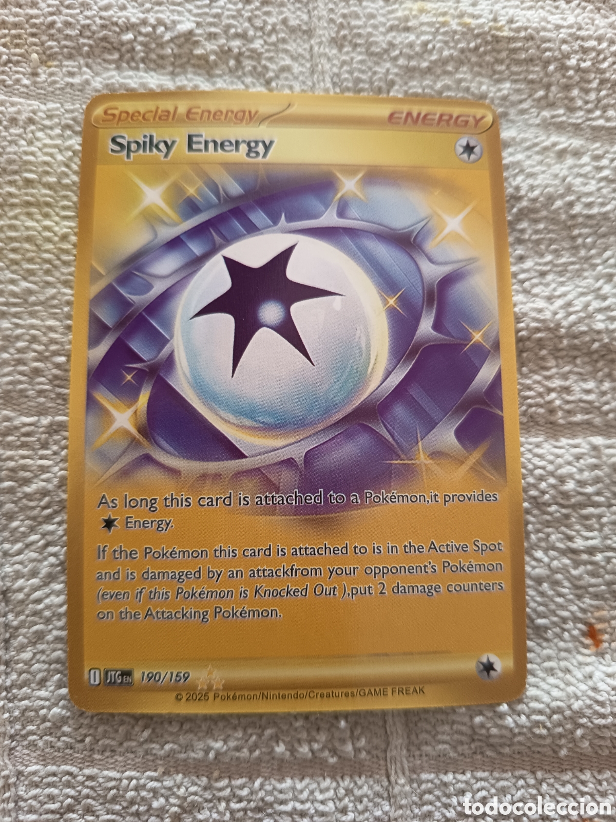 Coleccionismo cromos antiguos: Spiky Energy 2025 legendario