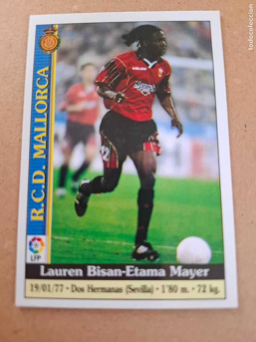 Coleccionismo cromos antiguos: MUNDICROMO 1999 2000 99 00 - 474 LAUREN ( ERROR SIN SELLO INTERNACIONAL ) - RCD. MALLORCA