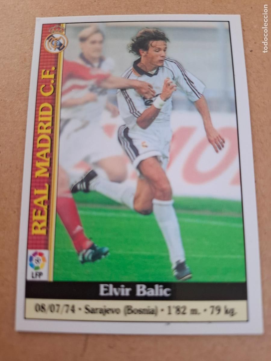 Coleccionismo cromos antiguos: MUNDICROMO 1999 2000 99 00 - 505 BALIC ( ERROR ) - REAL MADRID