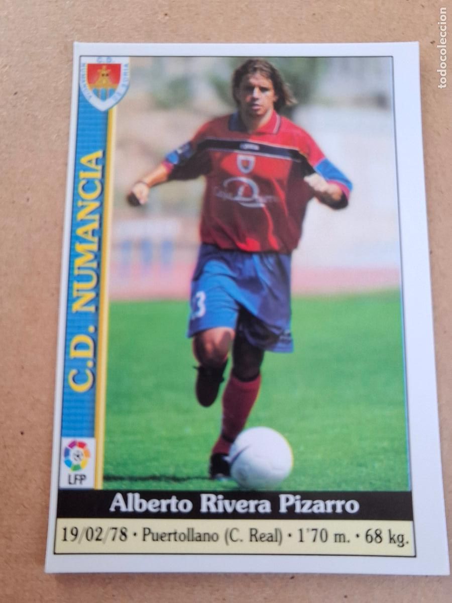 Coleccionismo cromos antiguos: MUNDICROMO 1999 2000 99 00 - 506 RIVERA ( ERROR ) - CD. NUMANCIA