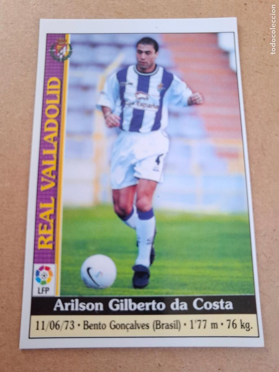 Coleccionismo cromos antiguos: MUNDICROMO 1999 2000 99 00 - 572 ARILSON ( ERROR N&ordm; ) - REAL VALLADOLID