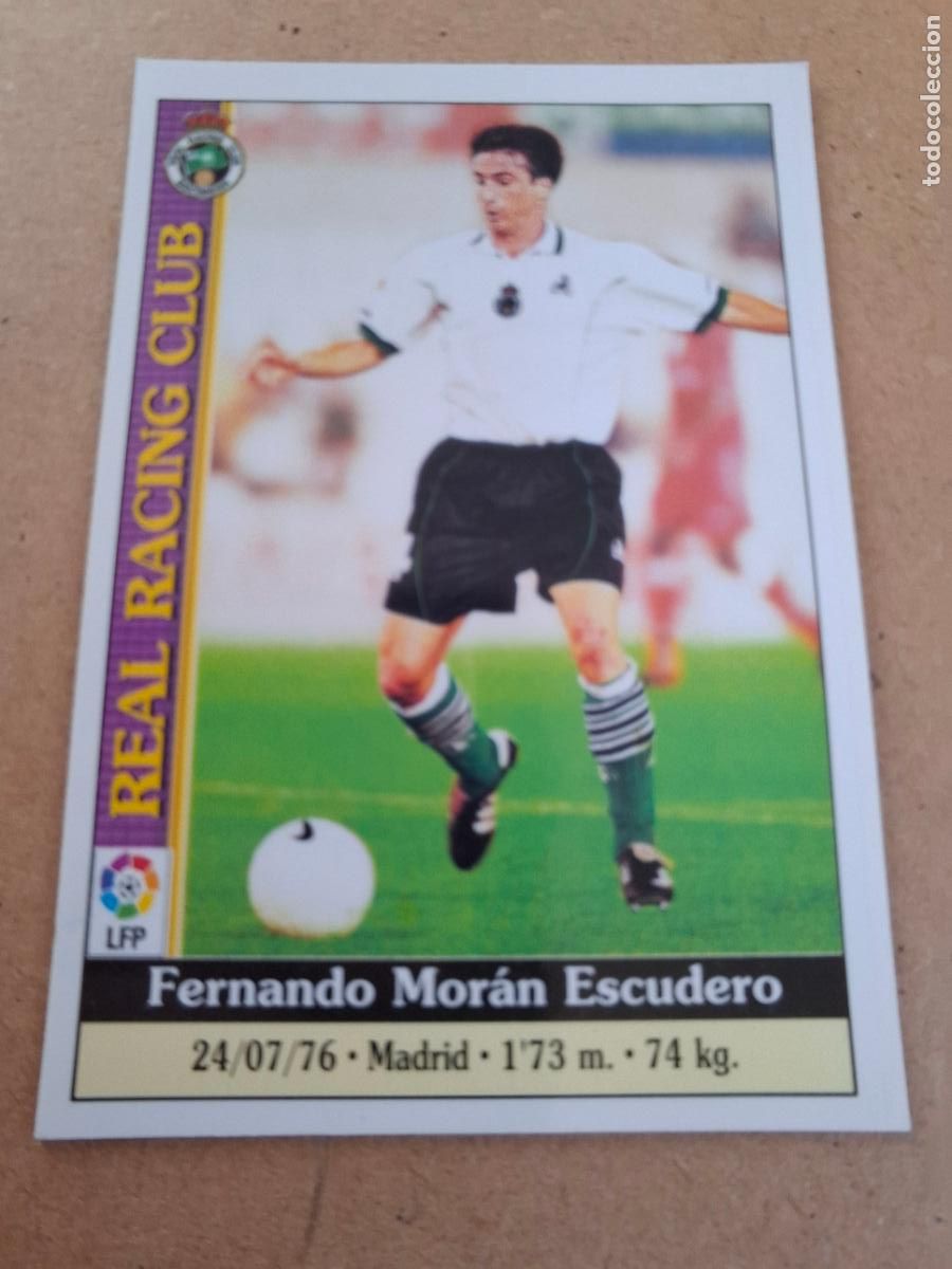 Coleccionismo cromos antiguos: MUNDICROMO 1999 2000 99 00 - 576 MOR&Aacute;N ( ERROR N&ordm; ) - RACING CLUB