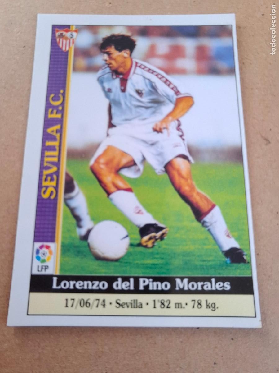 Coleccionismo cromos antiguos: MUNDICROMO 1999 2000 99 00 - 577 LOREN ( ERROR N&ordm; ) - SEVILLA FC