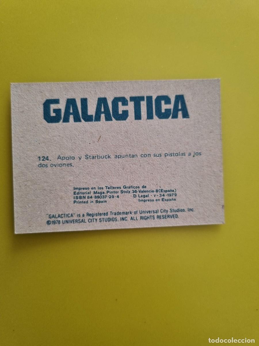 Coleccionismo cromos antiguos: CROMOS GALACTICA 124 AR826 - Foto 2