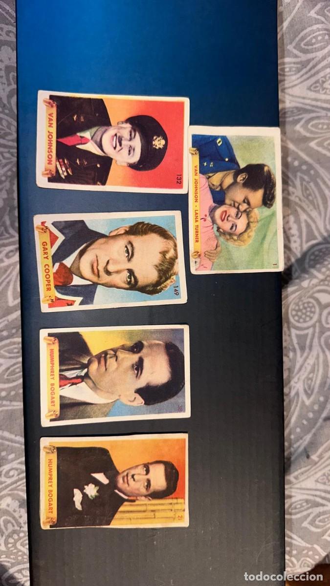 Coleccionismo cromos antiguos: Cromos actores 40 y 50, Hollywood hay m&aacute;s en el lote sobre 50-60 cromos en total