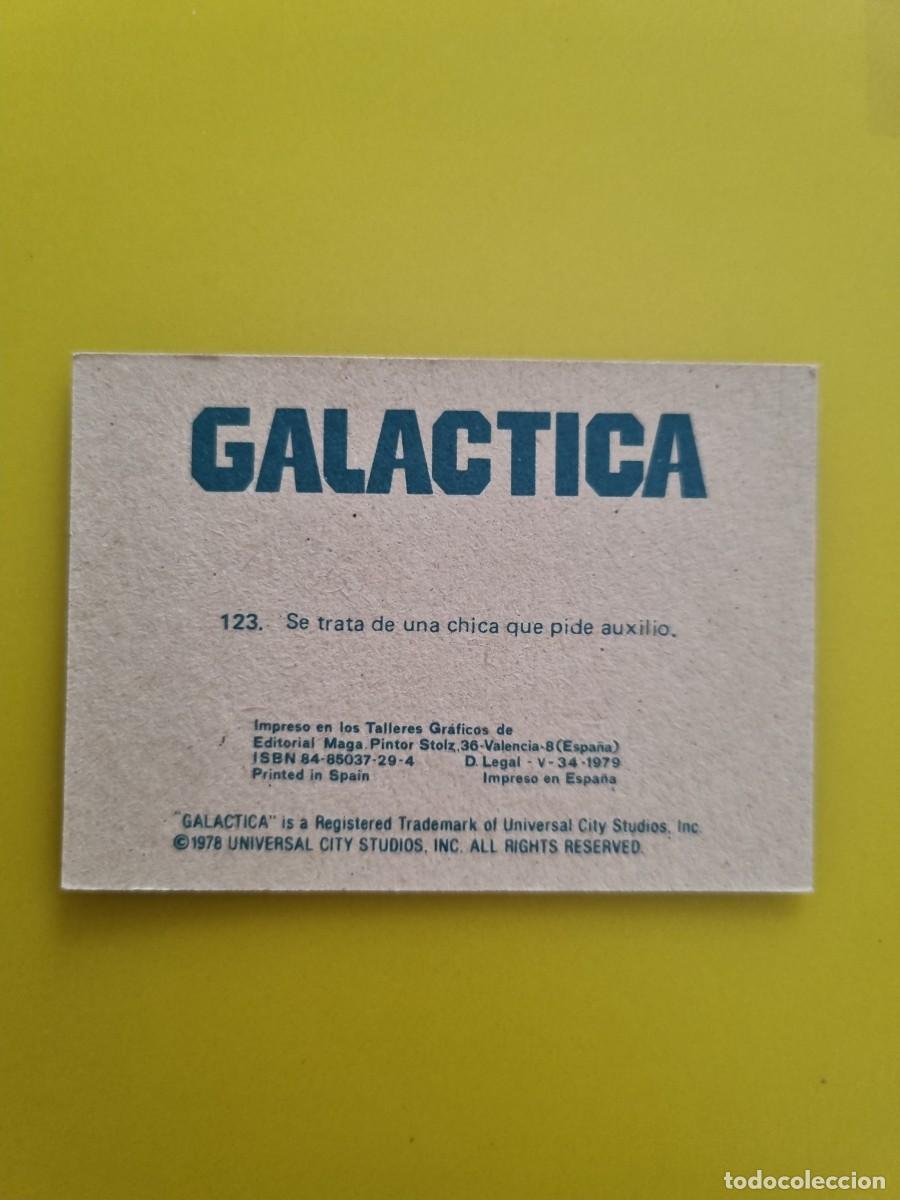 Coleccionismo cromos antiguos: CROMOS GALACTICA 123 AR826 - Foto 2