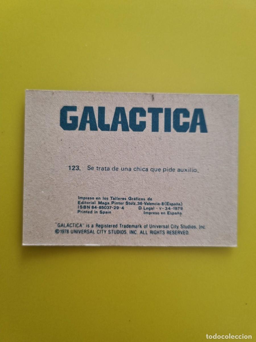 Coleccionismo cromos antiguos: CROMOS GALACTICA 123 AR826 - Foto 2