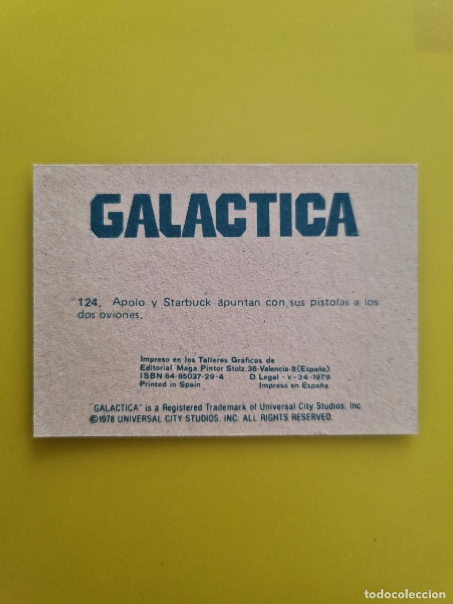 Coleccionismo cromos antiguos: CROMOS GALACTICA 124 AR826 - Foto 2