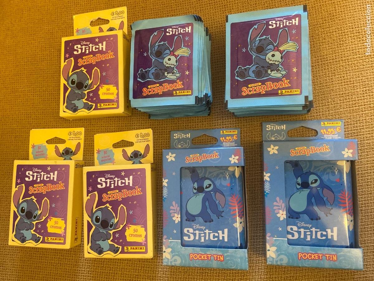 Collectable Antique Stickers: Lote de cromos Stitch Panini