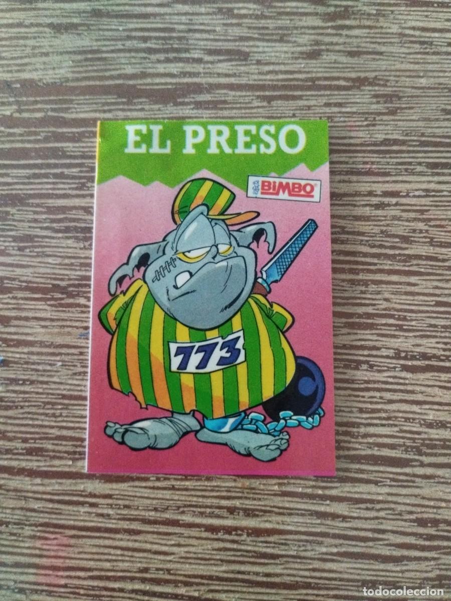 Coleccionismo cromos antiguos: N&deg; 14 Cromo Monstruo Bimbo - El Preso - Sin Pegar -