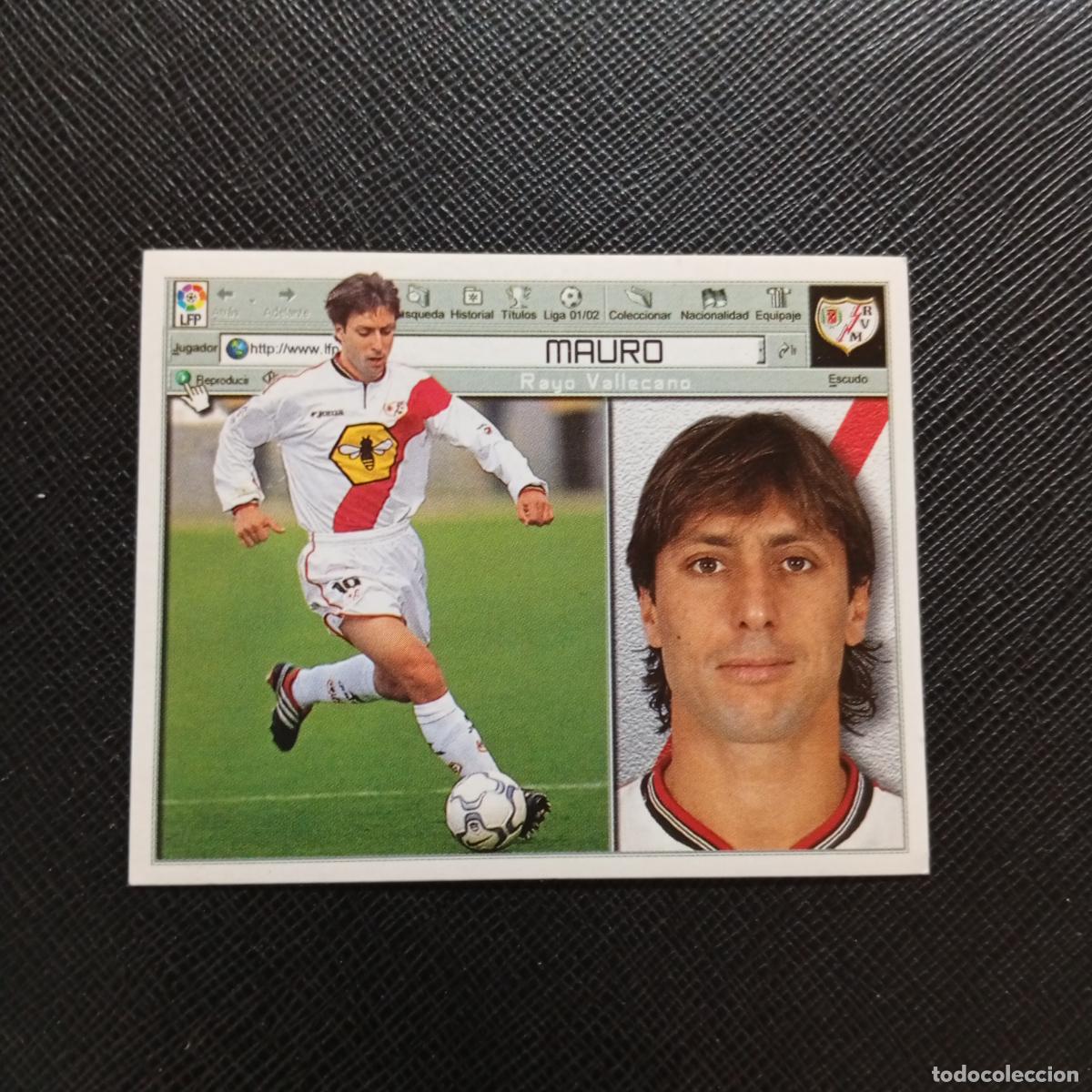 Coleccionismo cromos antiguos: MAURO RAYO VALLECANO ESTE 2001 2002 CROMO FUTBOL 01 02 LIGA - SIN PEGAR - A67 PG19