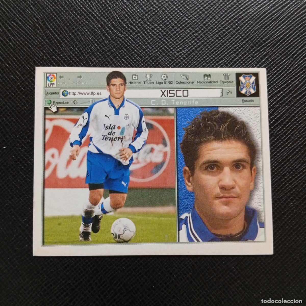 Coleccionismo cromos antiguos: XISCO TENERIFE ESTE 2001 2002 CROMO FUTBOL 01 02 LIGA - SIN PEGAR - A67 PG37
