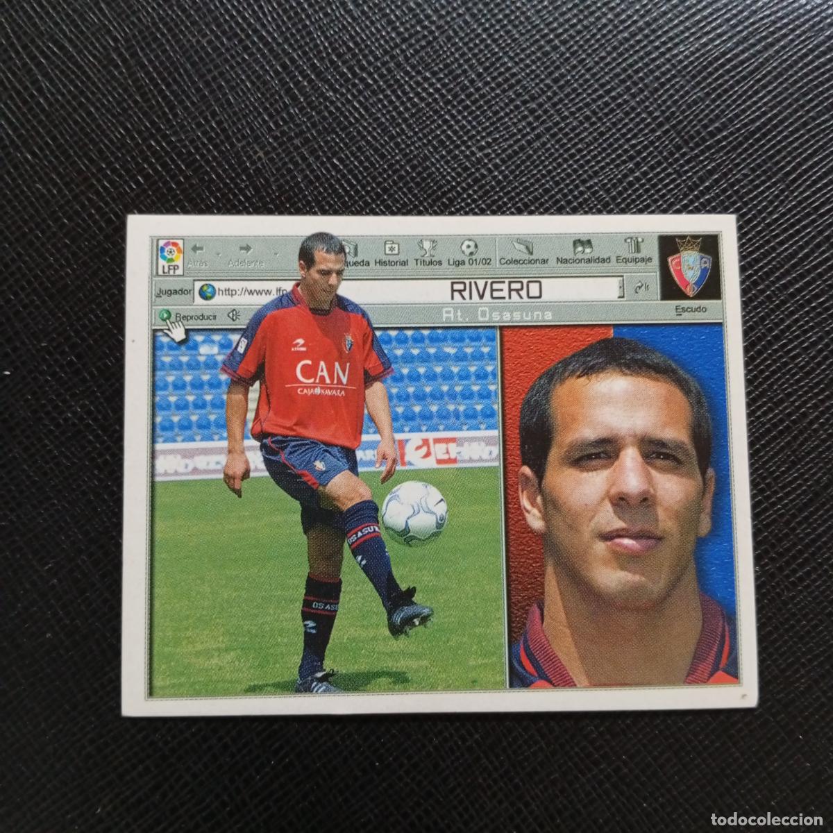 Coleccionismo cromos antiguos: RIVERO OSASUNA ESTE 2001 2002 CROMO FUTBOL 01 02 LIGA - SIN PEGAR - A67 PG37