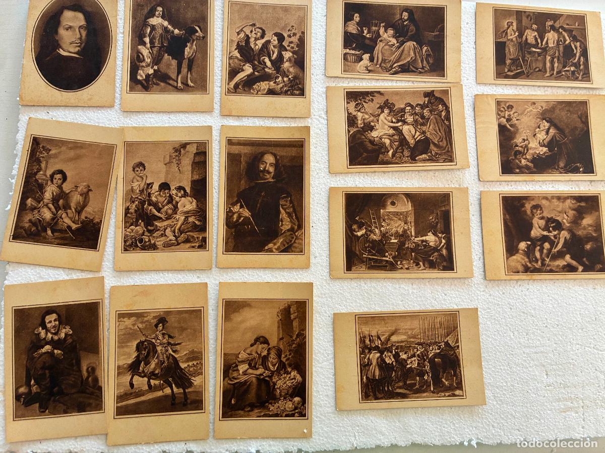 Coleccionismo cromos antiguos: lote 17 cromos antiguos pintura cl&aacute;sica espa&ntilde;ola leche condensada Nuria ver fotos