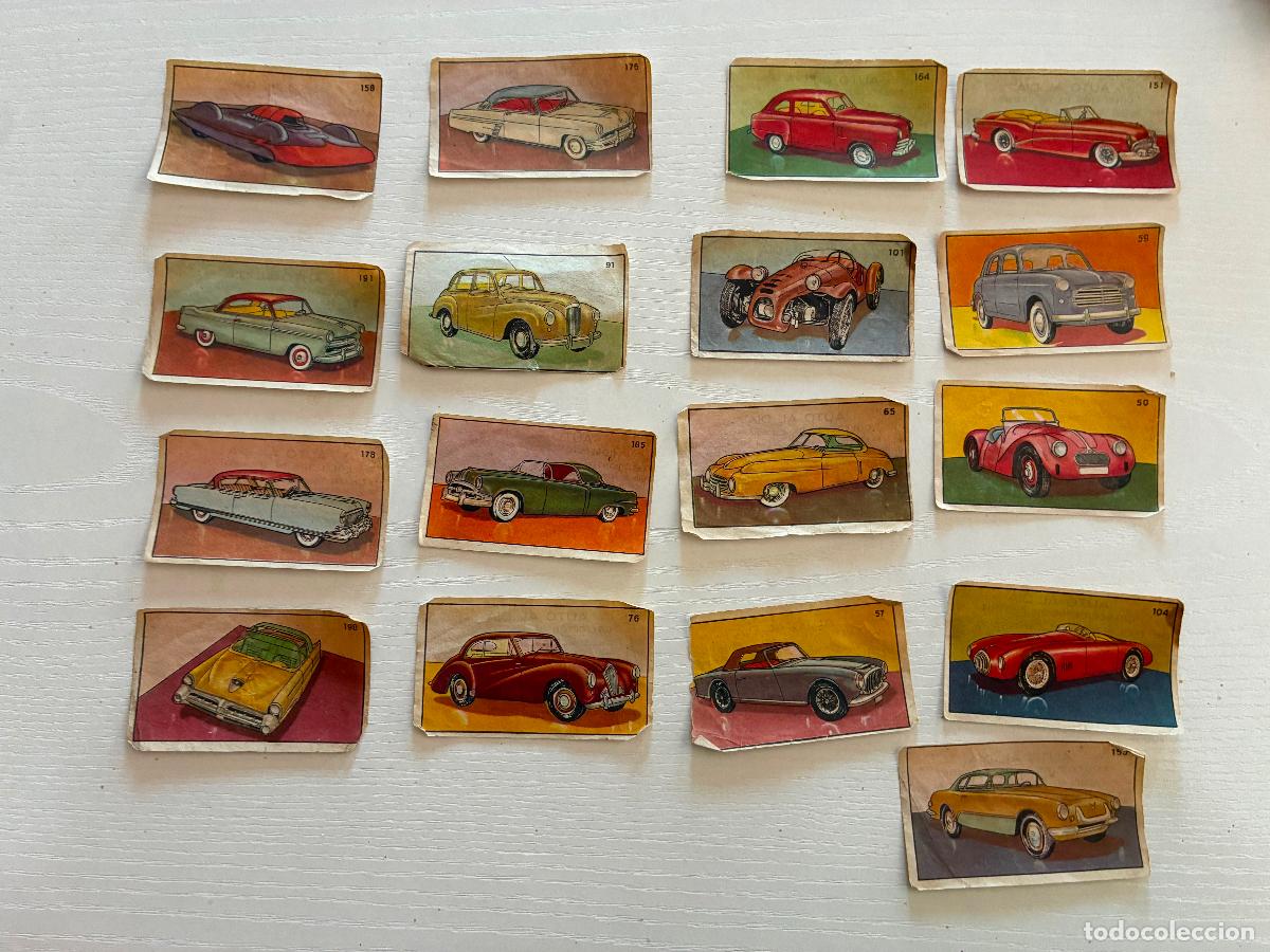 Coleccionismo cromos antiguos: lote 17 cromos antiguos auto al dia coleccion de 208 cromos ver fotos