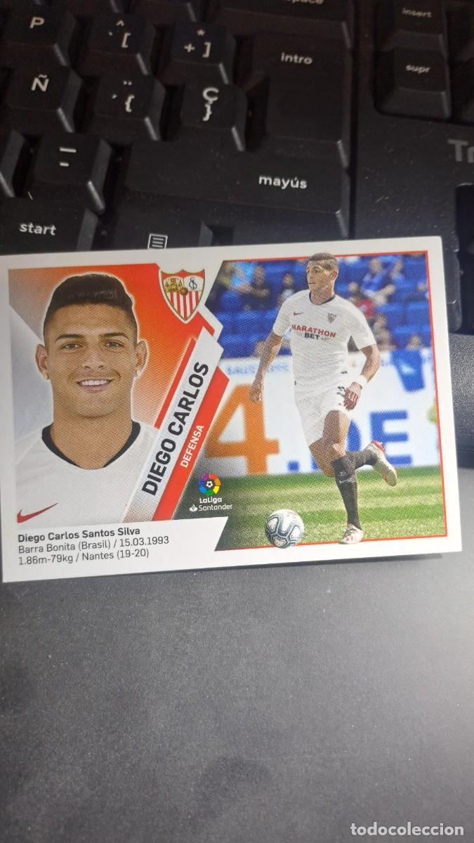 Coleccionismo cromos antiguos: CROMO DIEGO CARLOS 7 BIS COLOCA SEVILLA LIGA 2019 2020 19 20 ESTE PANINI NUNCA PEGADO