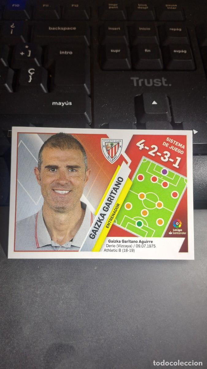 Coleccionismo cromos antiguos: CROMO GAIZKA GARITANO 4 ENTRENADOR ATHLETIC CLUB BILBAO LIGA 2019 2020 19 20 ESTE PANINI NUNCA PEGAD