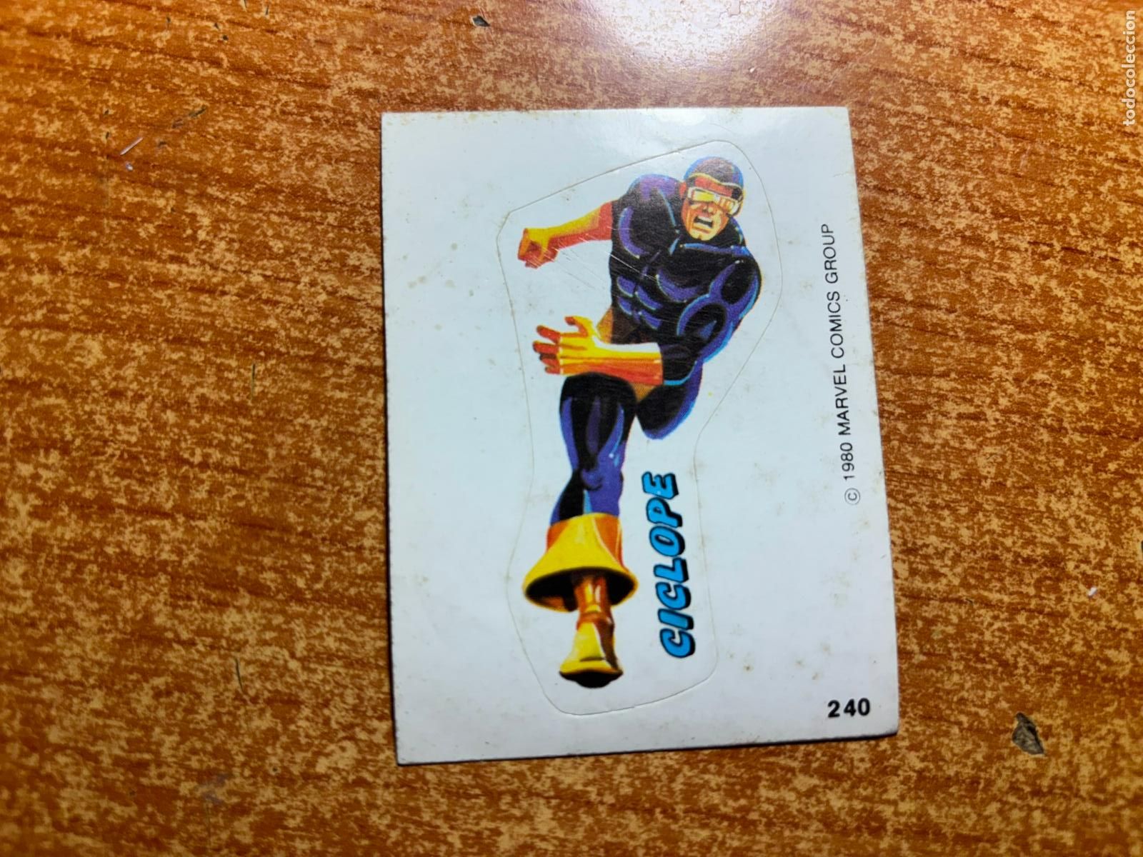 Coleccionismo cromos antiguos: CICLOPE N&ordm; 240 CROMO COLECCION SUPER HEROES CHOCOLATES TERRABUSI