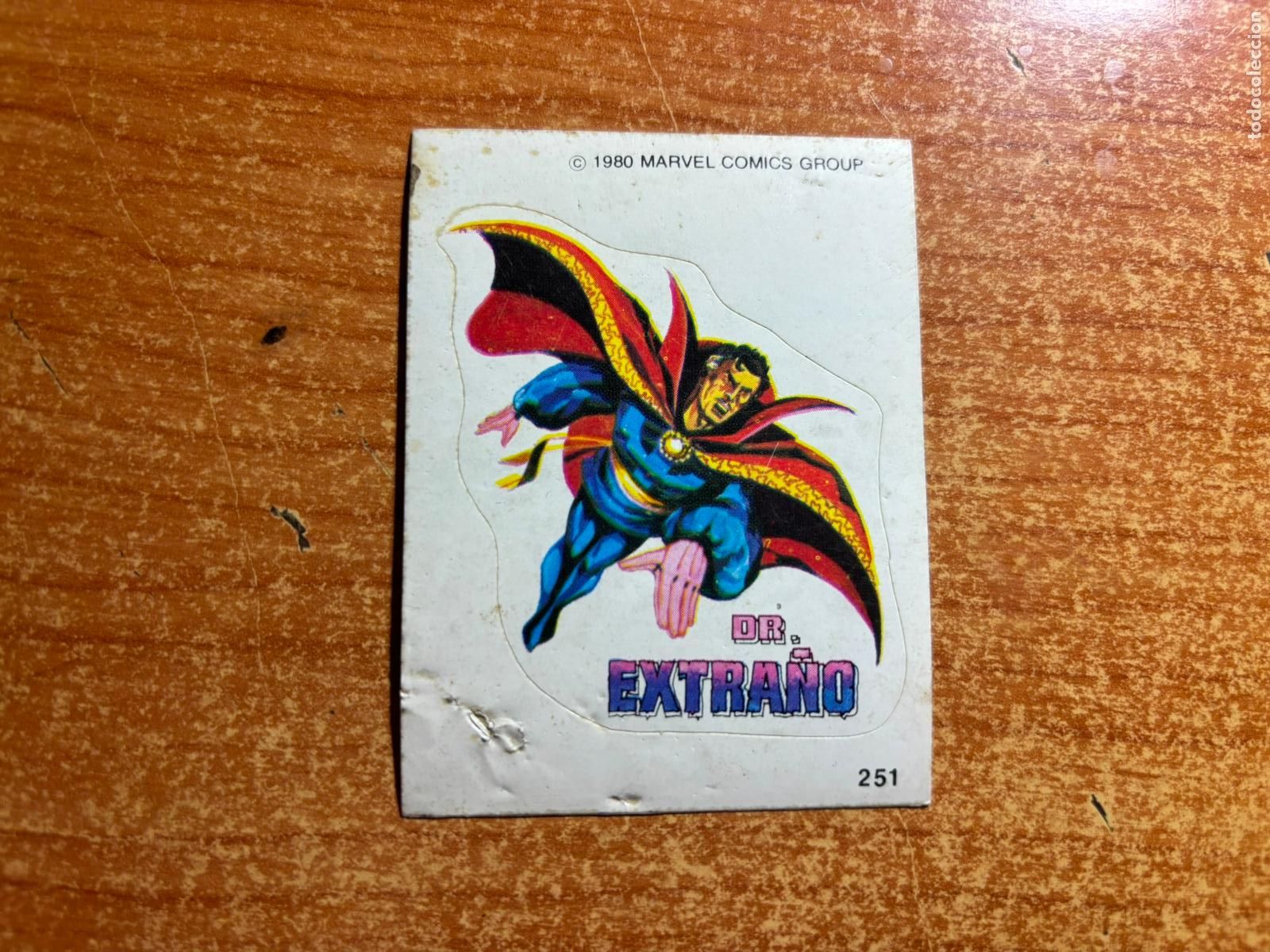 Coleccionismo cromos antiguos: DOCTOR EXTRA&Ntilde;O N&ordm; 251 CROMO COLECCION SUPER HEROES CHOCOLATES TERRABUSI