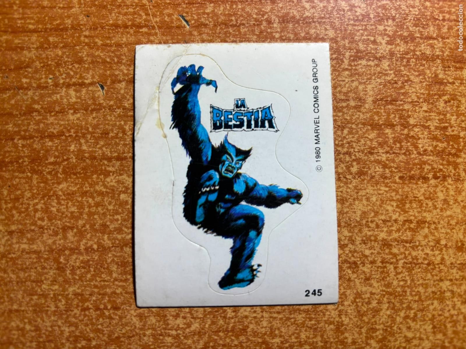 Coleccionismo cromos antiguos: LA BESTIA N&ordm; 245 CROMO COLECCION SUPER HEROES CHOCOLATES TERRABUSI