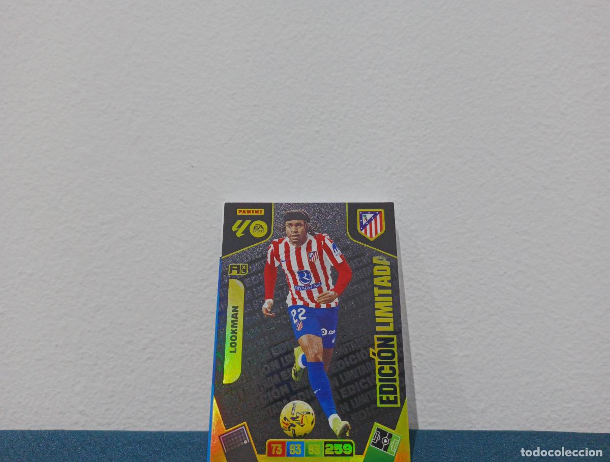 Coleccionismo cromos antiguos: EDICION LIMITADA LOOKMAN EDICION LIMITADA ATLETICO DE MADRID CROMO ADRENALYN XL 25 26