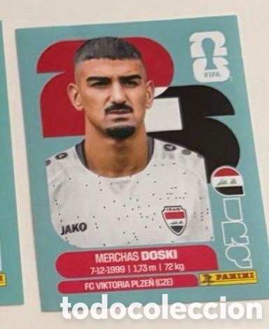 Coleccionismo cromos antiguos: DOSKI IRAQ CROMO FIFA WORLD CUP 2026 MUNDIAL STICKER PANINI