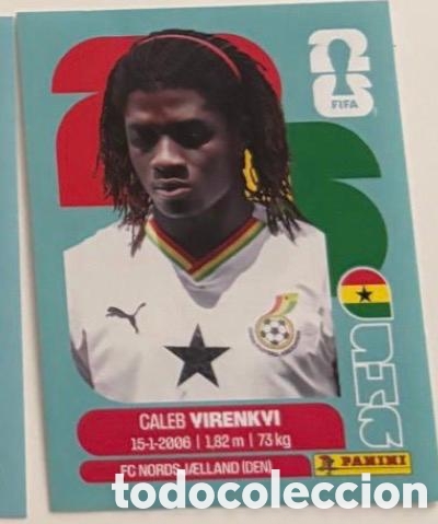 Coleccionismo cromos antiguos: VIRENKVI GHANA CROMO FIFA WORLD CUP 2026 MUNDIAL STICKER PANINI