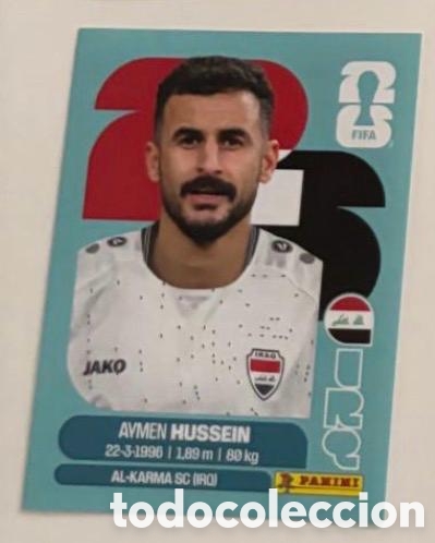Coleccionismo cromos antiguos: HUSSEIN IRAQ CROMO FIFA WORLD CUP 2026 MUNDIAL STICKER PANINI