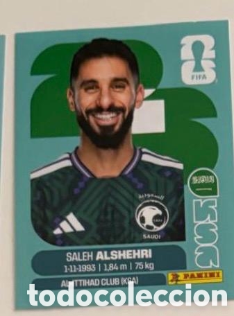 Coleccionismo cromos antiguos: ALSHEHRI ARABIA SAUDI CROMO FIFA WORLD CUP 2026 MUNDIAL STICKER PANINI
