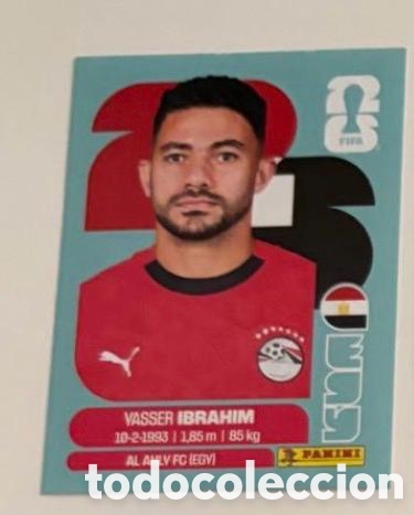 Coleccionismo cromos antiguos: IBRAHIM EGIPTO CROMO FIFA WORLD CUP 2026 MUNDIAL STICKER PANINI