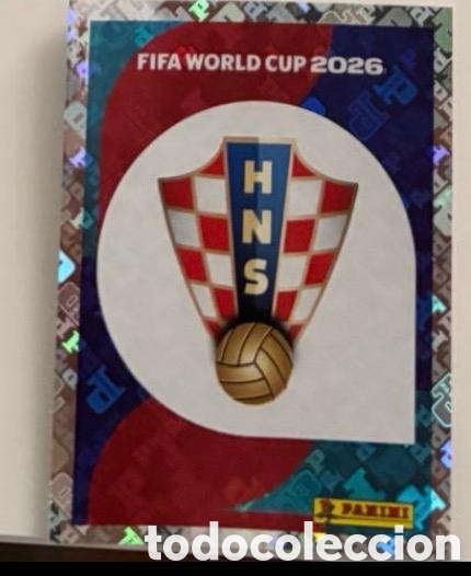Coleccionismo cromos antiguos: ESCUDO CROACIA CROMO FIFA WORLD CUP 2026 MUNDIAL STICKER PANINI