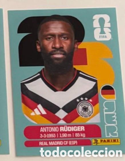 Coleccionismo cromos antiguos: RUDIGER ALEMANIA CROMO FIFA WORLD CUP 2026 MUNDIAL STICKER PANINI