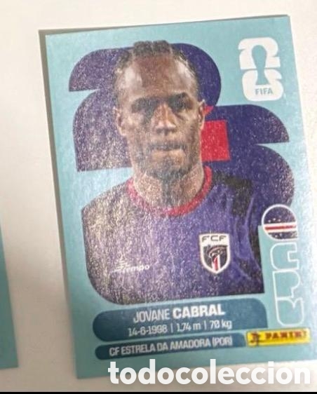 Coleccionismo cromos antiguos: CABRAL CABO VERDE CROMO FIFA WORLD CUP 2026 MUNDIAL STICKER PANINI